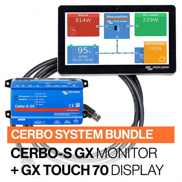 Victron Energy CERBO-S GX + TOUCH 70 COMBO